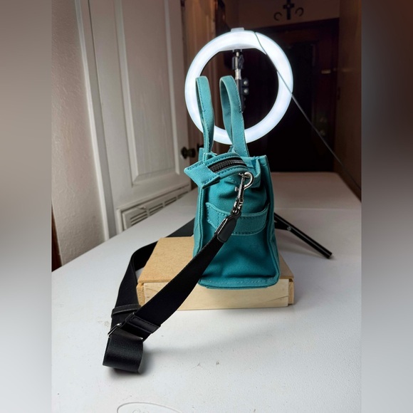 Marc Jacobs Women's The Mini Tote Bag, Wasabi, Green, Blue, Graphic, USED - Picture 14 of 14